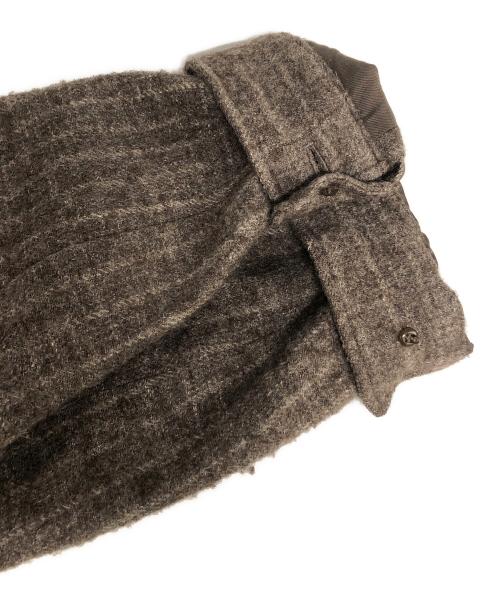 MANDO（マンドー）MANDO (マンドー) 切替ステンカラーコート ブラウン サイズ:2の古着・服飾アイテム