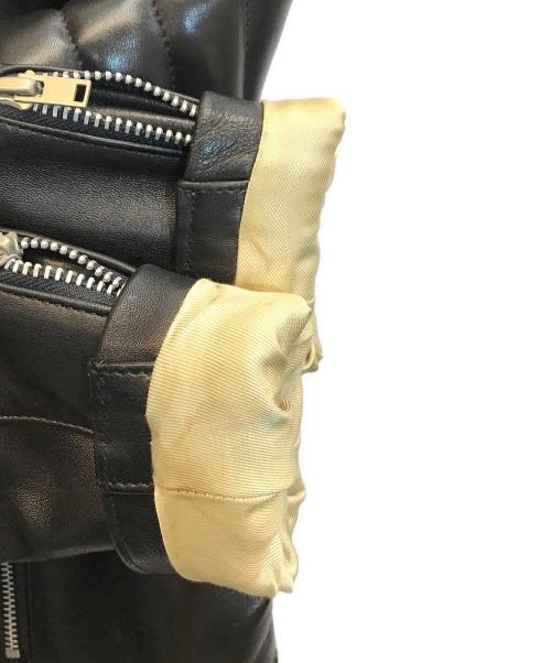 SCYE（サイ）SCYE (サイ) セミダブルライダースジャケット ブラック サイズ:36の古着・服飾アイテム