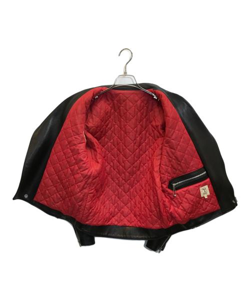 SCYE（サイ）SCYE (サイ) セミダブルライダースジャケット ブラック サイズ:36の古着・服飾アイテム