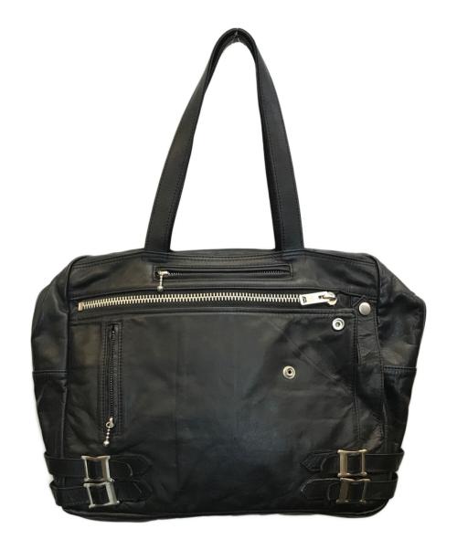 UNDERCOVERISM（アンダーカバーイズム）UNDERCOVERISM (アンダーカバーイズム) ライダーストートバッグ ブラックの古着・服飾アイテム