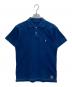 Porter Classic（ポータークラシック）の古着「P.C INDIGO POLO SHIRT - Beat (BA)」｜インディゴ