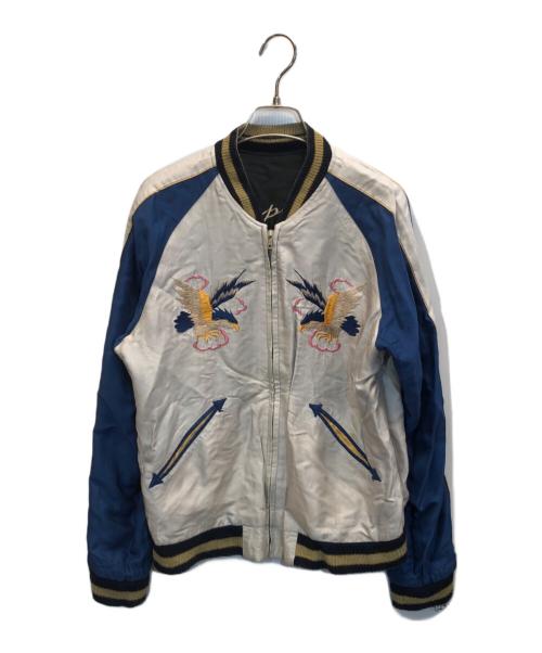 テーラー東洋（テーラートウヨウ）テーラー東洋 (テーラートウヨウ) リバーシブルスカジャン ブラック×グレー サイズ:Sの古着・服飾アイテム