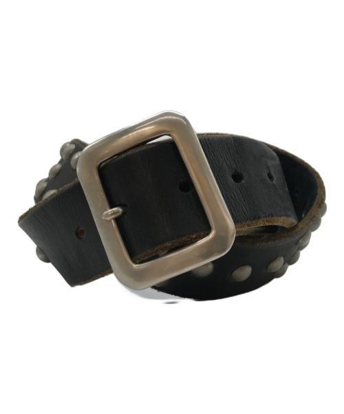 SUGAR CANE（シュガーケーン）SUGAR CANE (シュガーケーン) スタッズレザーベルト ブラックの古着・服飾アイテム