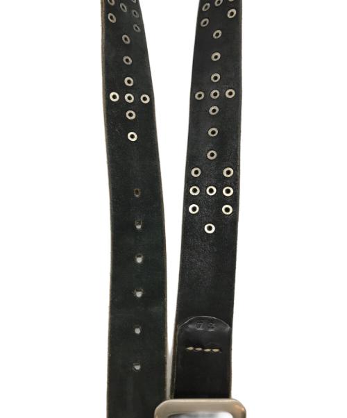 SUGAR CANE（シュガーケーン）SUGAR CANE (シュガーケーン) スタッズレザーベルト ブラックの古着・服飾アイテム