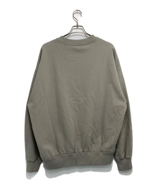 DOLCE & GABBANA（ドルチェ＆ガッバーナ）DOLCE & GABBANA (ドルチェ＆ガッバーナ) ロゴプリント クルーネックスウェット グレー サイズ:Mの古着・服飾アイテム