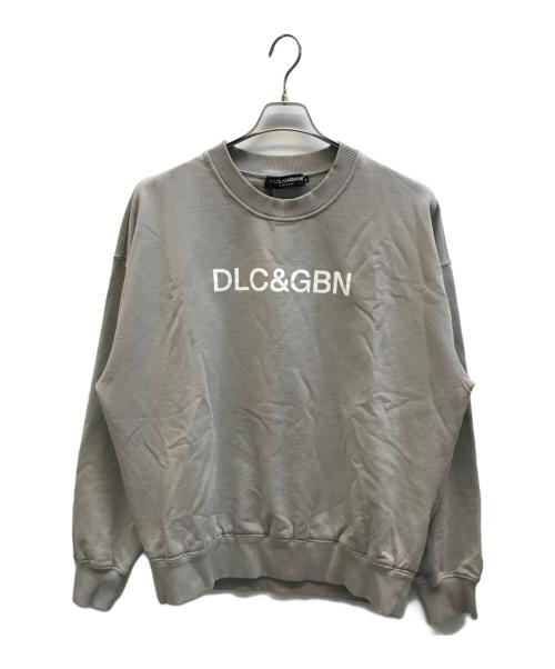 DOLCE & GABBANA（ドルチェ＆ガッバーナ）DOLCE & GABBANA (ドルチェ＆ガッバーナ) プリントクルーネックスウェット グレー サイズ:M 未使用品の古着・服飾アイテム