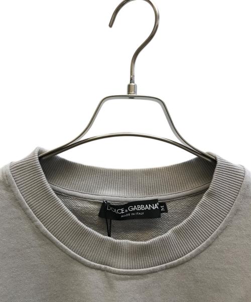 DOLCE & GABBANA（ドルチェ＆ガッバーナ）DOLCE & GABBANA (ドルチェ＆ガッバーナ) プリントクルーネックスウェット グレー サイズ:M 未使用品の古着・服飾アイテム