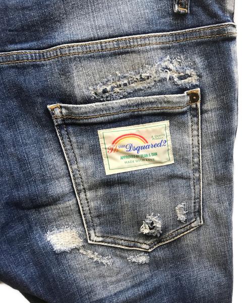 DSQUARED2（ディースクエアード）DSQUARED2 (ディースクエアード) SUPER TWINKY JEANS インディゴ サイズ:50の古着・服飾アイテム