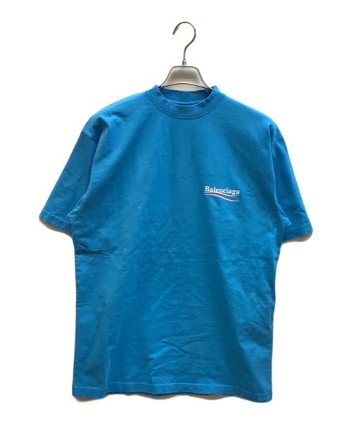 BALENCIAGA（バレンシアガ）BALENCIAGA (バレンシアガ) Political Campaign Tee ブルー サイズ:XXSの古着・服飾アイテム