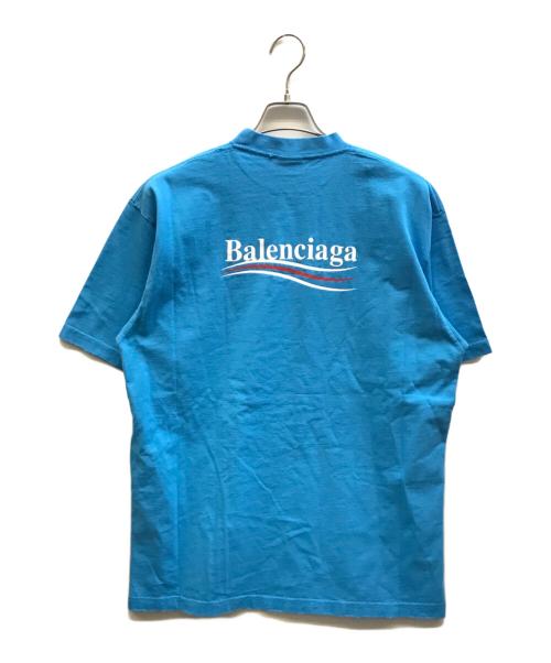BALENCIAGA（バレンシアガ）BALENCIAGA (バレンシアガ) Political Campaign Tee ブルー サイズ:XXSの古着・服飾アイテム