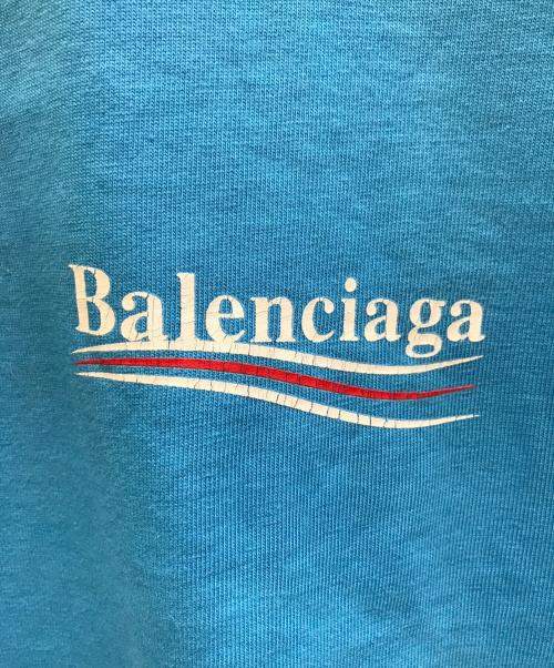 BALENCIAGA（バレンシアガ）BALENCIAGA (バレンシアガ) Political Campaign Tee ブルー サイズ:XXSの古着・服飾アイテム