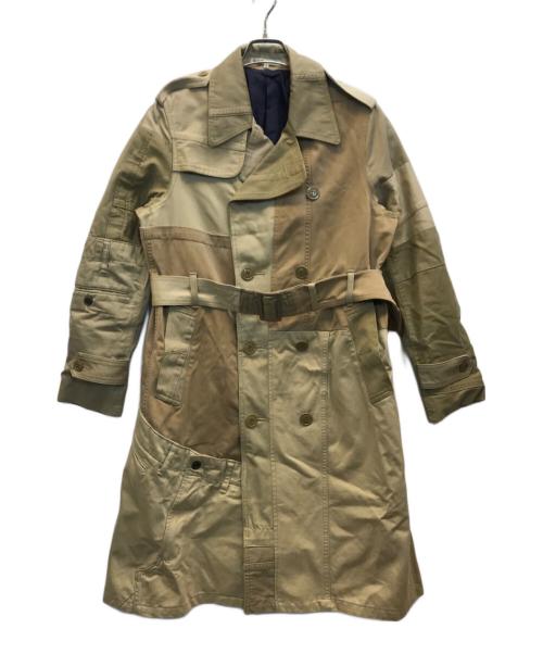 Rebuild by Needles（リビルドバイニードルス）Rebuild by Needles (リビルドバイニードルス) 再構築トレンチコート ベージュ サイズ:2の古着・服飾アイテム