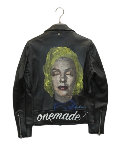 Schott（ショット）Schott (ショット) ONEMADE (ワンメイド) LAMB RIDERS ブラック サイズ:38の古着・服飾アイテム