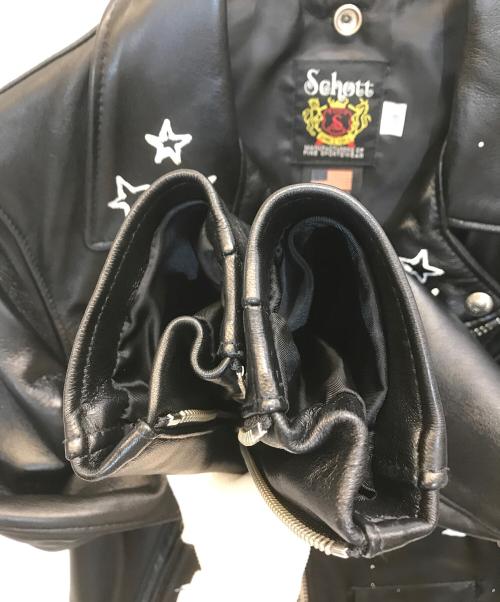 Schott（ショット）Schott (ショット) ONEMADE (ワンメイド) LAMB RIDERS ブラック サイズ:38の古着・服飾アイテム