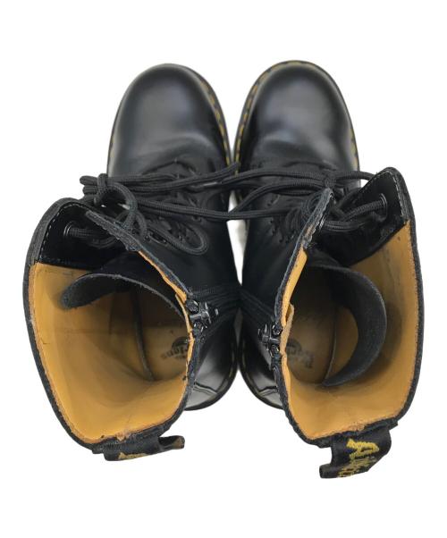 Dr.Martens（ドクターマーチン）Dr.Martens (ドクターマーチン) YOHJI YAMAMOTO (ヨウジヤマモト) 10EYE STEEL BOOTS ブラック サイズ:UK7の古着・服飾アイテム