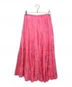 CP Shades×Ron Hermanシーピーシェイズ×ロンハーマン）の古着「リネンスカート」｜ピンク