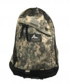 GREGORYグレゴリー）の古着「デジカモ柄バックパック」｜オリーブ