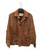 Schottショット）の古着「フリンジレザージャケット」｜ブラウン