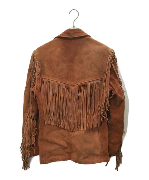 Schott（ショット）Schott (ショット) フリンジレザージャケット ブラウン サイズ:34の古着・服飾アイテム