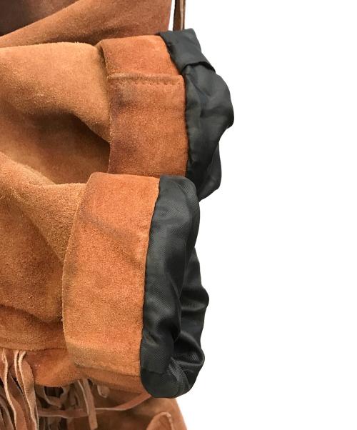 Schott（ショット）Schott (ショット) フリンジレザージャケット ブラウン サイズ:34の古着・服飾アイテム
