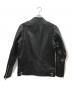 DIESEL (ディーゼル) シープスキンライダースジャケット ブラック サイズ:S：18000円