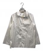 Curensologyカレンソロジー）の古着「コットンフラットカラーブラウス」｜ホワイト