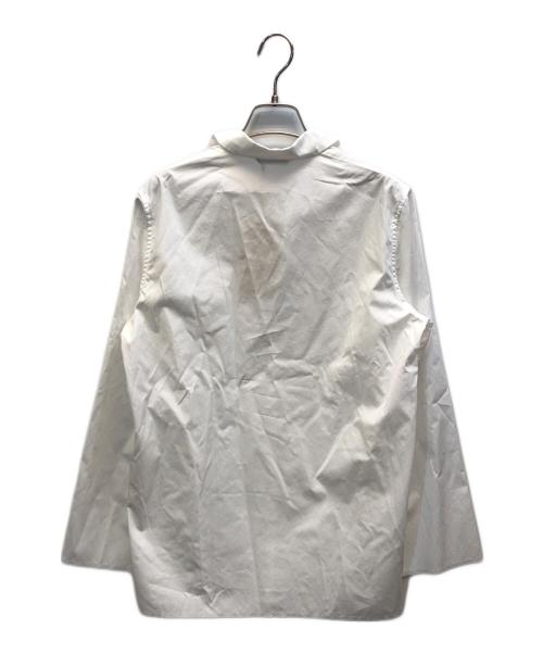 Curensology（カレンソロジー）Curensology (カレンソロジー) コットンフラットカラーブラウス ホワイト サイズ:F 未使用品の古着・服飾アイテム