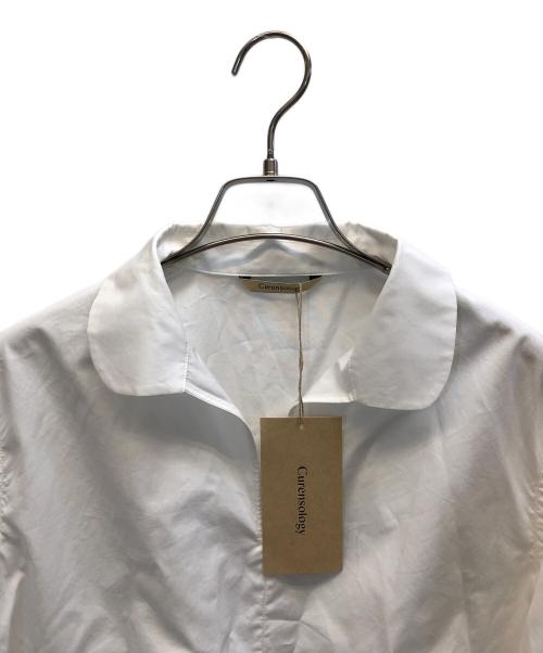 Curensology（カレンソロジー）Curensology (カレンソロジー) コットンフラットカラーブラウス ホワイト サイズ:F 未使用品の古着・服飾アイテム