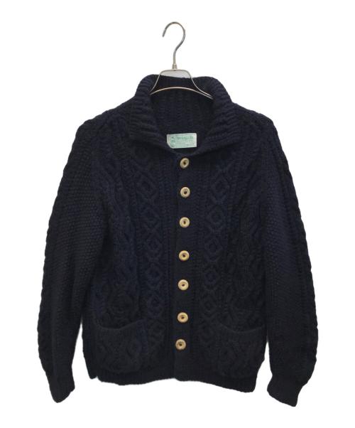 INVERALLAN（インバーアラン）INVERALLAN (インバーアラン) 3A ローゲージニットカーディガン ネイビー サイズ:なしの古着・服飾アイテム