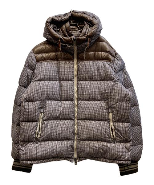 MONCLER（モンクレール）MONCLER (モンクレール) EUSEBE GIUBBOTTO ブラウン サイズ:7の古着・服飾アイテム
