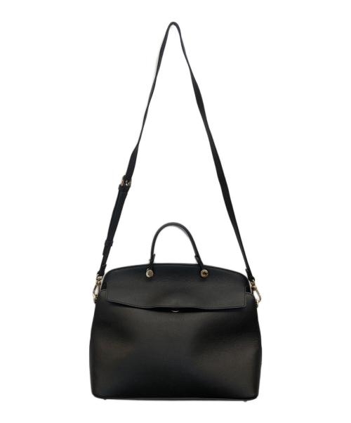 FURLA（フルラ）FURLA (フルラ) マイパイパー 2WAYバッグ ブラックの古着・服飾アイテム