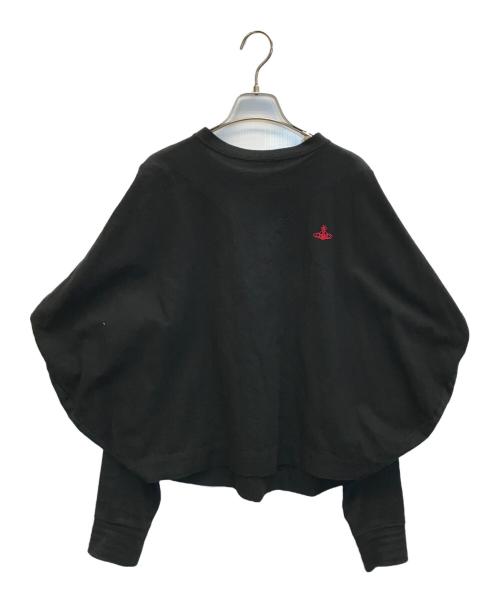 Vivienne Westwood RED LABEL（ヴィヴィアンウエストウッドレッドレーベル）Vivienne Westwood RED LABEL (ヴィヴィアンウエストウッドレッドレーベル) オーブロゴワイドカットソー ブラック サイズ:Mの古着・服飾アイテム