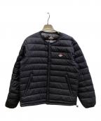 DANTONダントン）の古着「INNER DOWN CREWNECK JACKET」｜ブラック