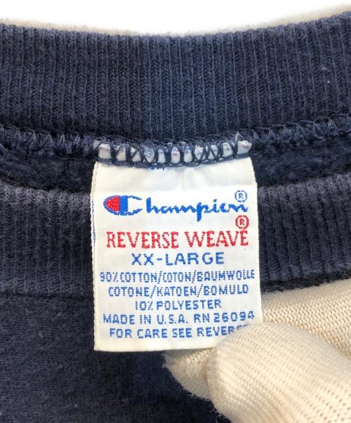 Champion（チャンピオン）Champion (チャンピオン) 90'sクルーネックスウェット ネイビー サイズ:XX-LARGEの古着・服飾アイテム