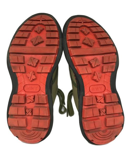 Maison MIHARA YASUHIRO（メゾン ミハラ ヤスヒロ）Maison MIHARA YASUHIRO (メゾン ミハラ ヤスヒロ) NIGEL CABOURN (ナイジェルケーボン) COMBAT SHOES グリーン サイズ:40の古着・服飾アイテム