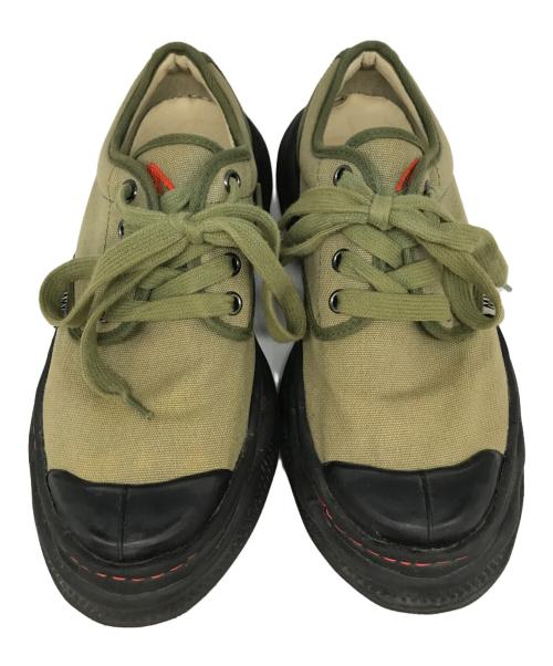 Maison MIHARA YASUHIRO（メゾン ミハラ ヤスヒロ）Maison MIHARA YASUHIRO (メゾン ミハラ ヤスヒロ) NIGEL CABOURN (ナイジェルケーボン) COMBAT SHOES グリーン サイズ:40の古着・服飾アイテム