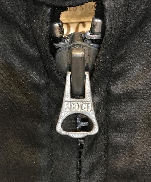 ADDICT CLOTHES（アディクト クローズ）ADDICT CLOTHES (アディクト クローズ) OILED CLUBMAN JACKET オイルド クラブマン ジャケット ブラック サイズ:36の古着・服飾アイテム