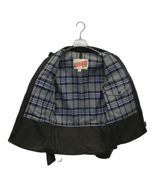 ADDICT CLOTHES（アディクト クローズ）ADDICT CLOTHES (アディクト クローズ) OILED CLUBMAN JACKET オイルド クラブマン ジャケット ブラック サイズ:36の古着・服飾アイテム