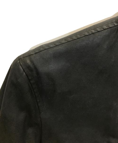 ADDICT CLOTHES（アディクト クローズ）ADDICT CLOTHES (アディクト クローズ) OILED CLUBMAN JACKET オイルド クラブマン ジャケット ブラック サイズ:36の古着・服飾アイテム