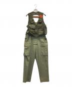 NIGEL CABOURN×MIHARA YASUHIROナイジェルケーボン×ミハラヤスヒロ）の古着「オーバーオール」｜カーキ