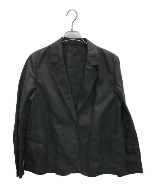 FRAMeWORK（フレームワーク）FRAMeWORK (フレームワーク) ラミーオックステーラードジャケット ブラック サイズ:Mの古着・服飾アイテム
