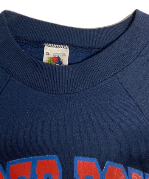 FRUIT OF THE LOOM（フルーツオブザルーム）FRUIT OF THE LOOM (フルーツオブザルーム) NFL (エヌエフエル) SUPER BOWLプリントスウェット ネイビー サイズ:XLの古着・服飾アイテム