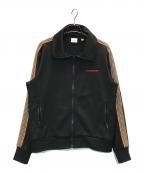 BURBERRYバーバリー）の古着「サイドライントラックジャケット」｜ブラック