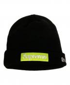 SUPREME×New Eraシュプリーム×ニューエラ）の古着「18AW Box Logo Beanie」｜ブラック