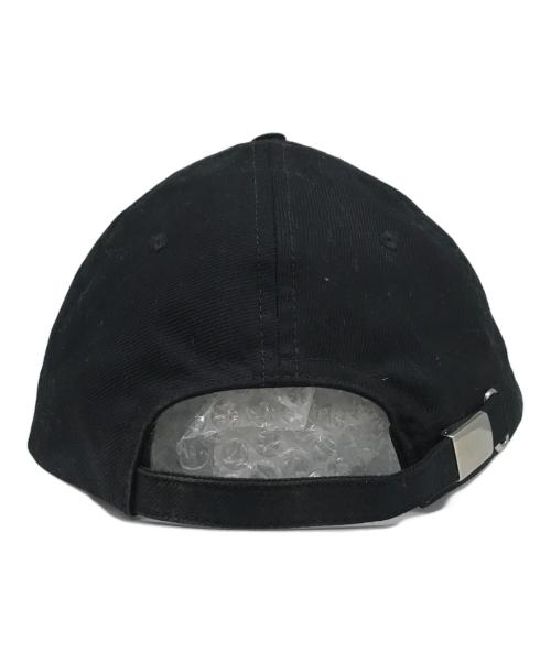BURBERRY（バーバリー）BURBERRY (バーバリー) ロゴ刺繍キャップ ブラック サイズ:Lの古着・服飾アイテム