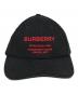 BURBERRY (バーバリー) ロゴ刺繍キャップ ブラック サイズ:L：17000円