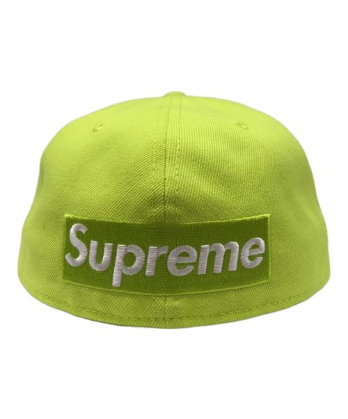 SUPREME（シュプリーム）Supreme (シュプリーム) New Era (ニューエラ) 21SS Reverse Box Logo New Era Cap イエローの古着・服飾アイテム