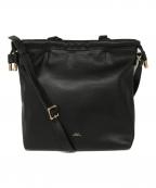 A.P.C.アーペーセー）の古着「ドロスト2WAYクロスボディバッグ」｜ブラック