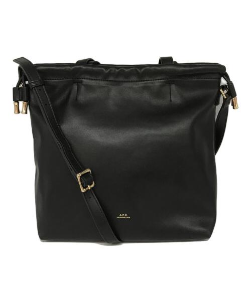 A.P.C.（アーペーセー）A.P.C. (アーペーセー) ドロスト2WAYクロスボディバッグ ブラックの古着・服飾アイテム