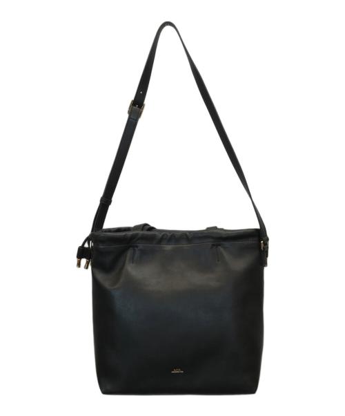 A.P.C.（アーペーセー）A.P.C. (アーペーセー) ドロスト2WAYクロスボディバッグ ブラックの古着・服飾アイテム